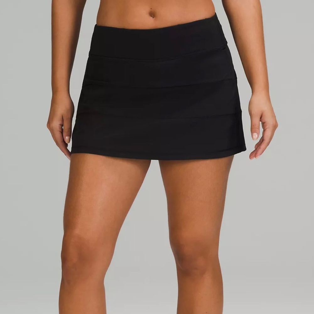 Lululemon Pace Rival Tennis Skirt Skort Black Size 4